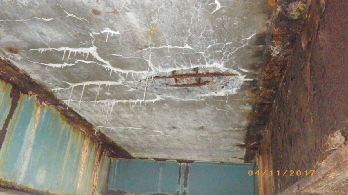 Bridge underbelly